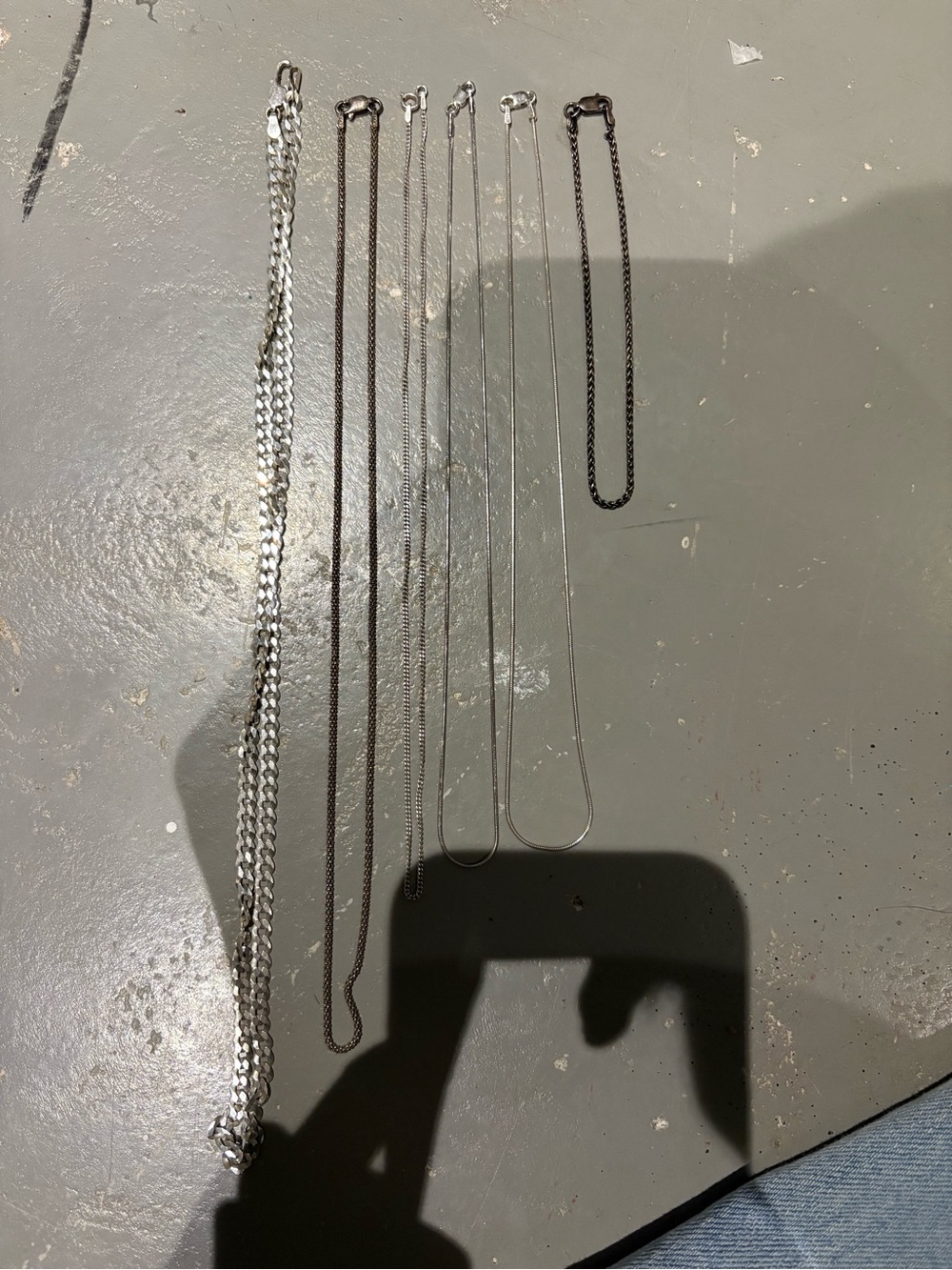 Sterling silver chains
